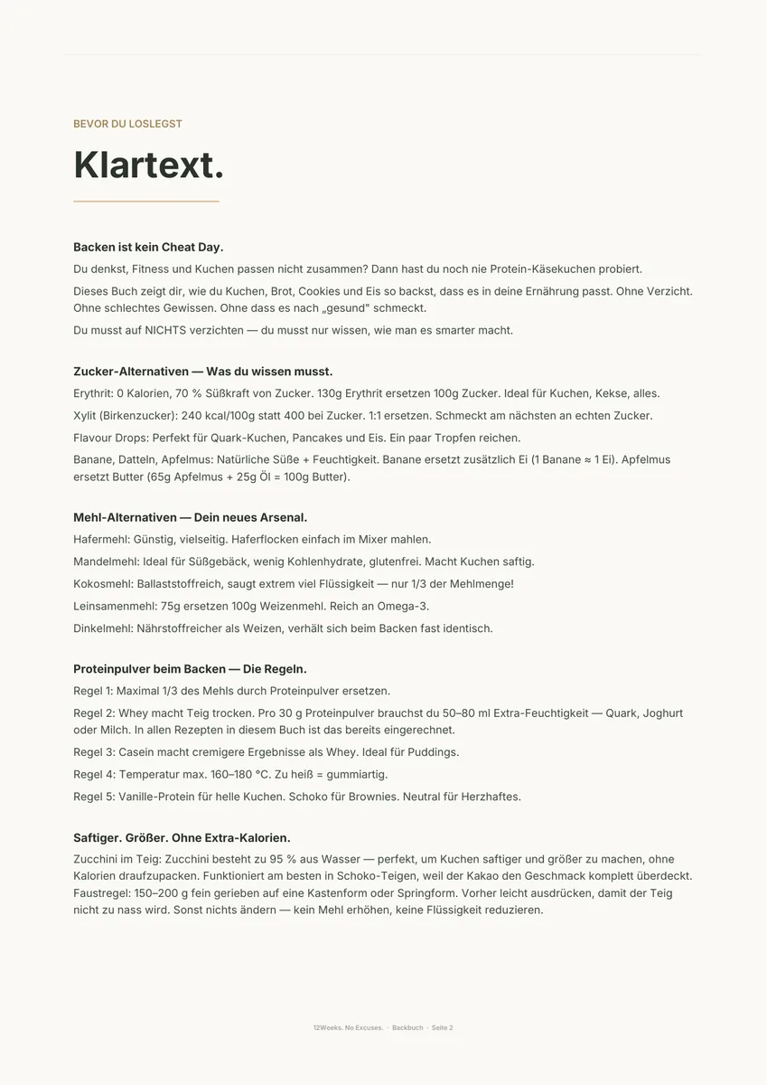 Klartext.