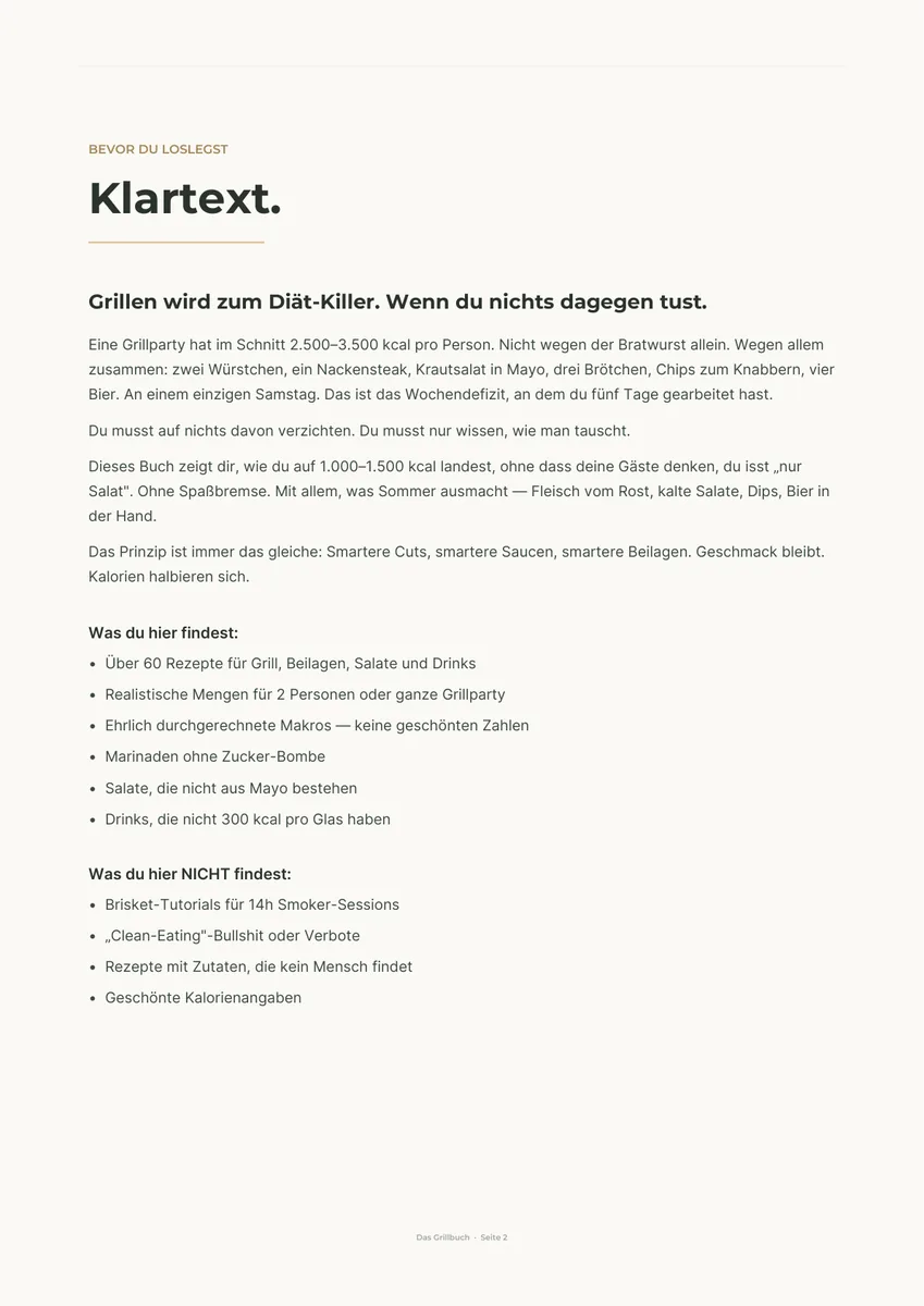 Klartext.