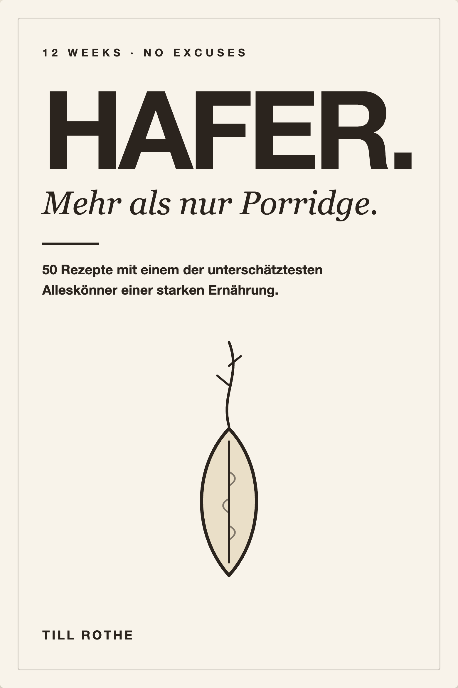 Hafer. Mehr als nur Porridge. — Cover
