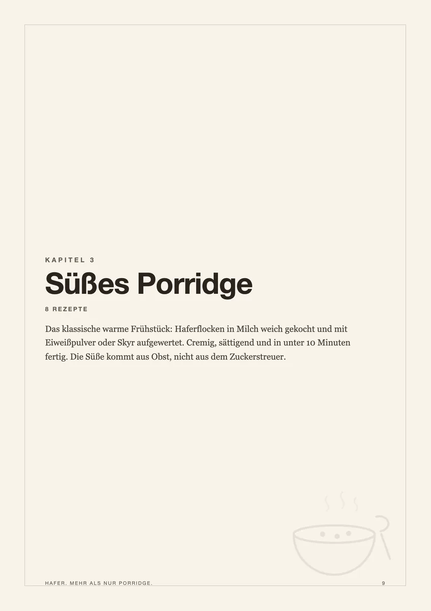 Süßes Porridge