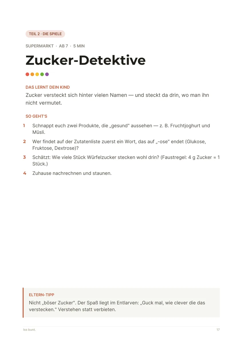 Zucker-Detektive