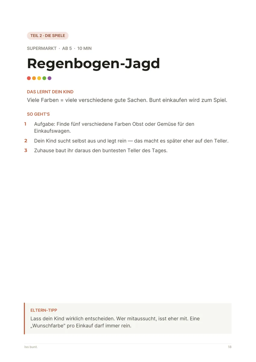 Regenbogen-Jagd