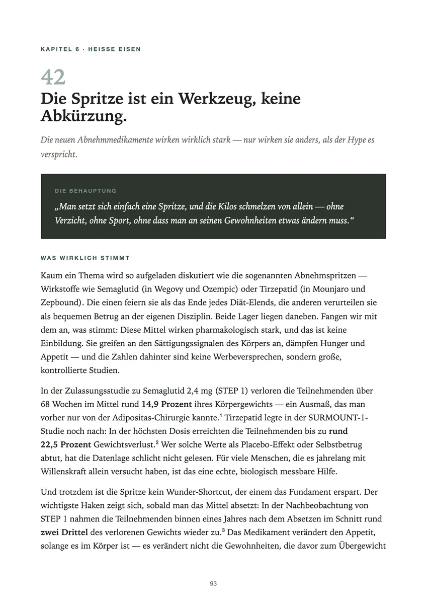 Die Abnehmspritze