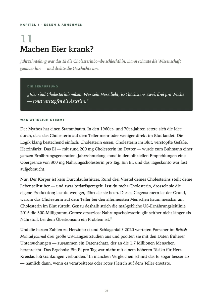 Machen Eier krank?